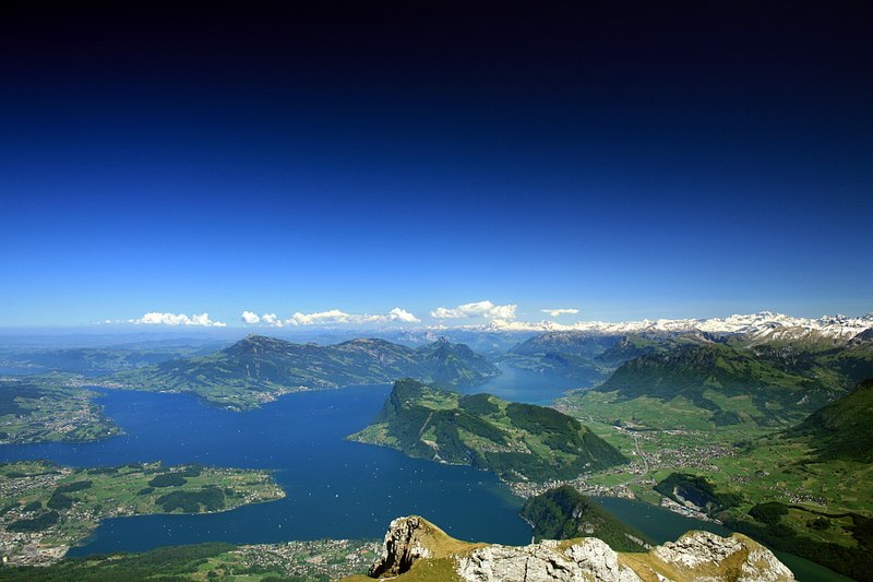 Der Vierwaldstätter See - hier spielt das Drama "Wilhelm Tell" von Friedrich Schiller